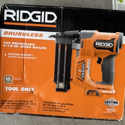 Rigid 18 Gauge Brad Nailer - Tool Only