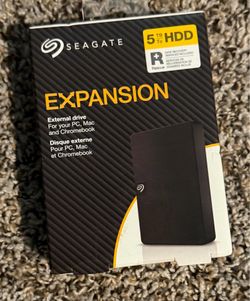 Seagate Expansion Memory 5TB Hard Drive For Mac PC And Chromebook