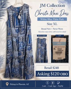 JM Collection Christa Maxi Dress XL