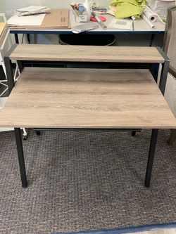 Brown desk