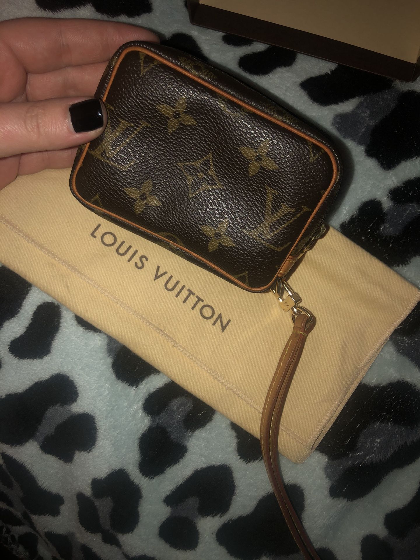 Authentic Louis Vuitton Wapity Pouch with strap