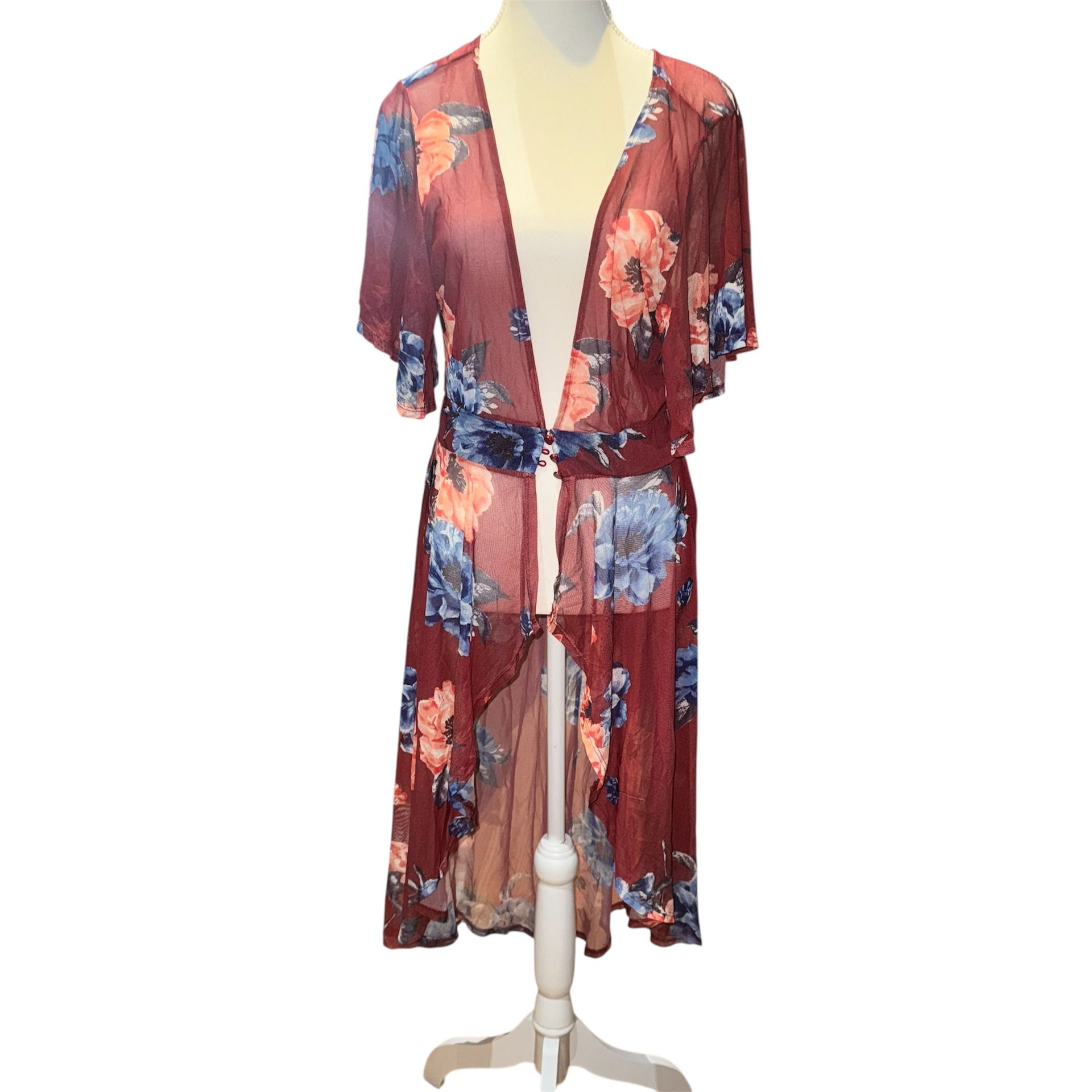Floral Sheer Duster
