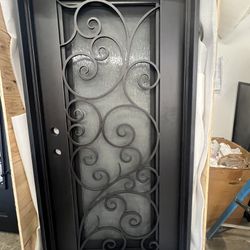 Iron Glass Door