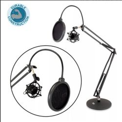 Pyle PMKSH24 Tabletop Suspension Microphone Boom Stand