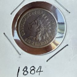 1884 Indian Head Cent