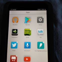 BARNES & NOBLE NOOK TABLET 7" INCH LCD HD TOUCH SCREEM WI-FI