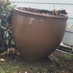 Large Brown  Planter Pot 