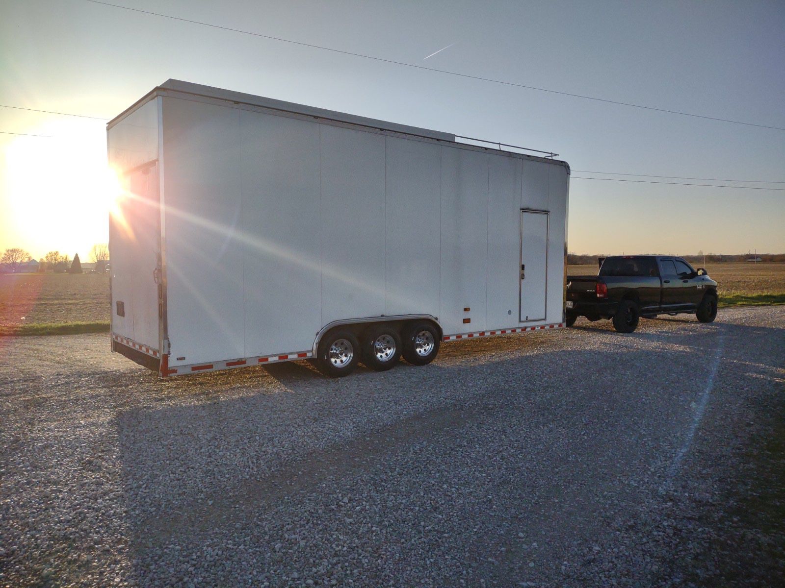 2010 28 Foot Pace American Stacker Trailer