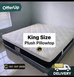 Premium 12” King Pillowtop Mattress + Box Included