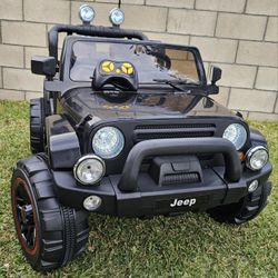 BRAND NEW! Jeep 12volt 2seater Ride On Electric Kids Car With Remote Control Power Wheels Powerwheels 12v