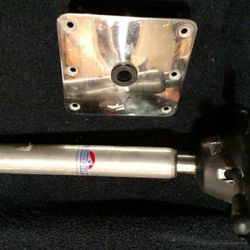 Boat Hydraulic seat post and stainless steel mounting plate
