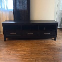 Black TV Stand Fits 65”