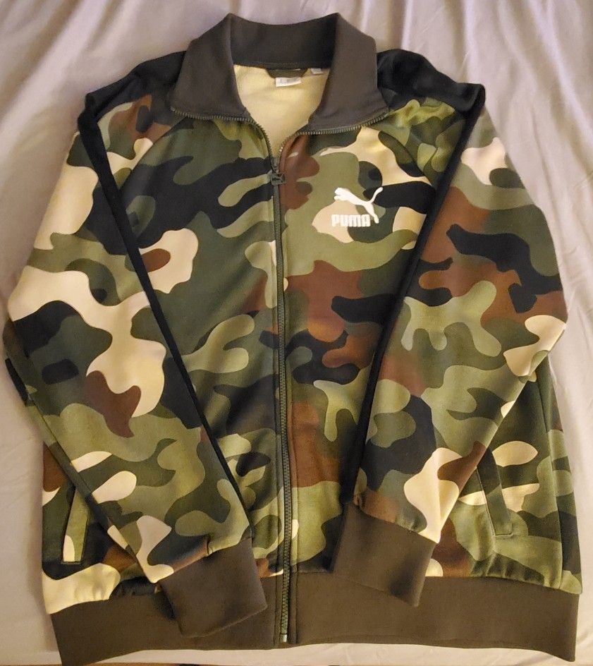 MENS PUMA CAMO JACKET/ XL