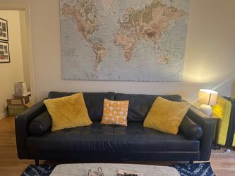 Article “Sven” Italian Leather Sofa
