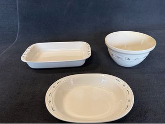 3 Longaberger Dishes