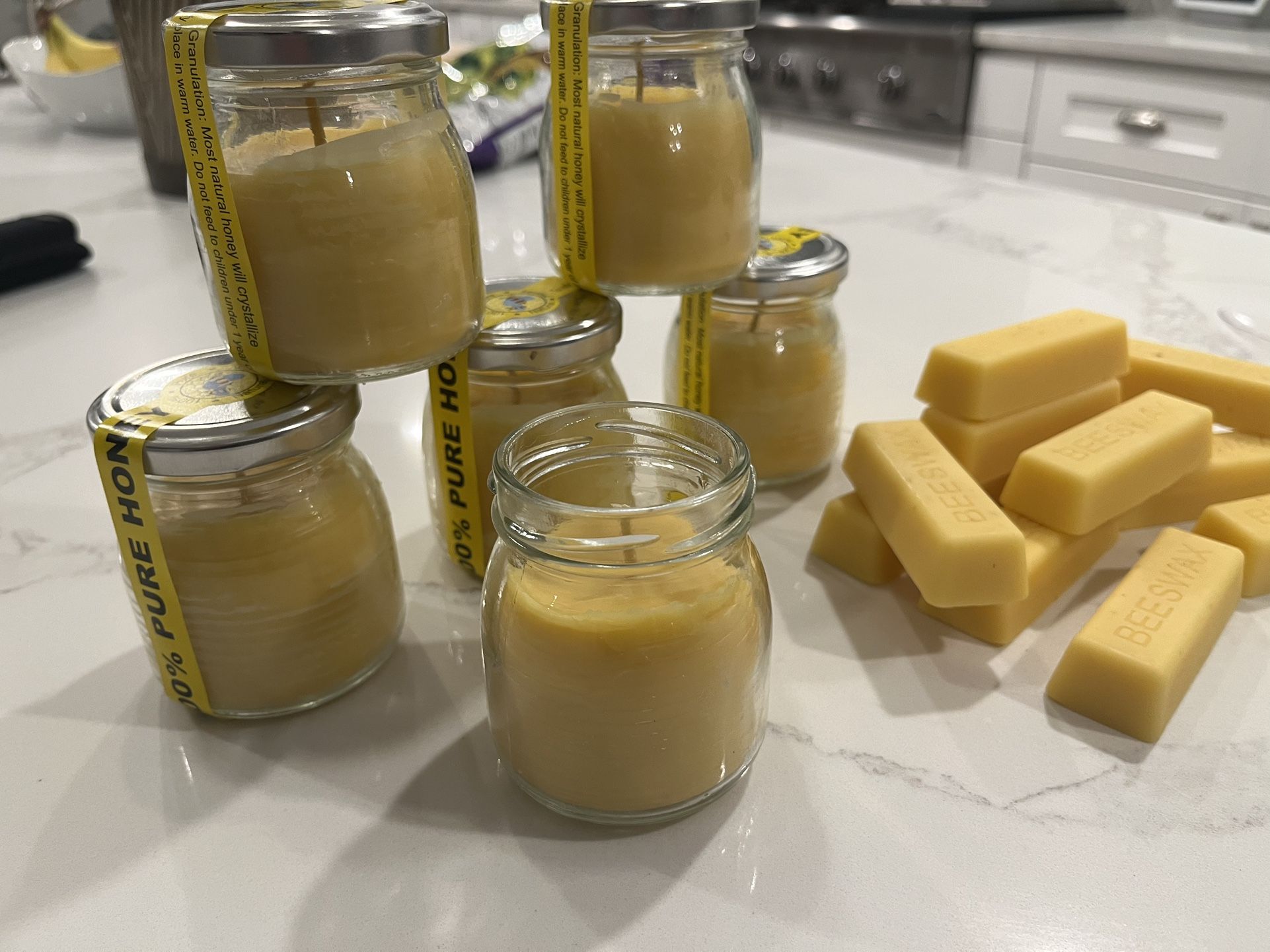 beeswax , candles 