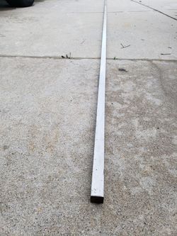 stainless steel solid square bar 1" × 13'