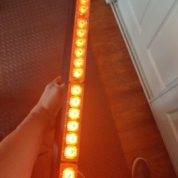 42 Inch LED amber light bar & dual Windshield Led lights 