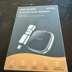 Wireless Android Auto Adapter - Brand New Unopened