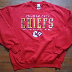 Men's Size Xlarge Vintage Pro Player Sweatshirt Kansa City Chiefs 