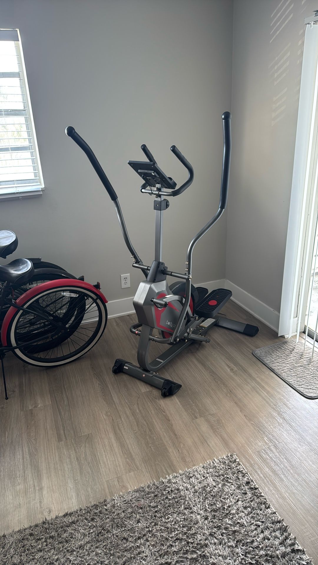 Body Power 2 in 1 Elliptical Stepper Machine - used 4x,
