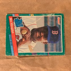 1991 Mo Vaughn Donruss Rookie Baseball Card 