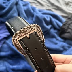 Cody James leather cowboy belt