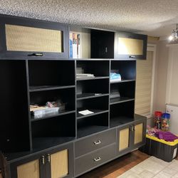 Brand New Floating Custom Wall Built In