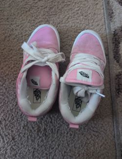 Pink Vans Girls Size 4.5