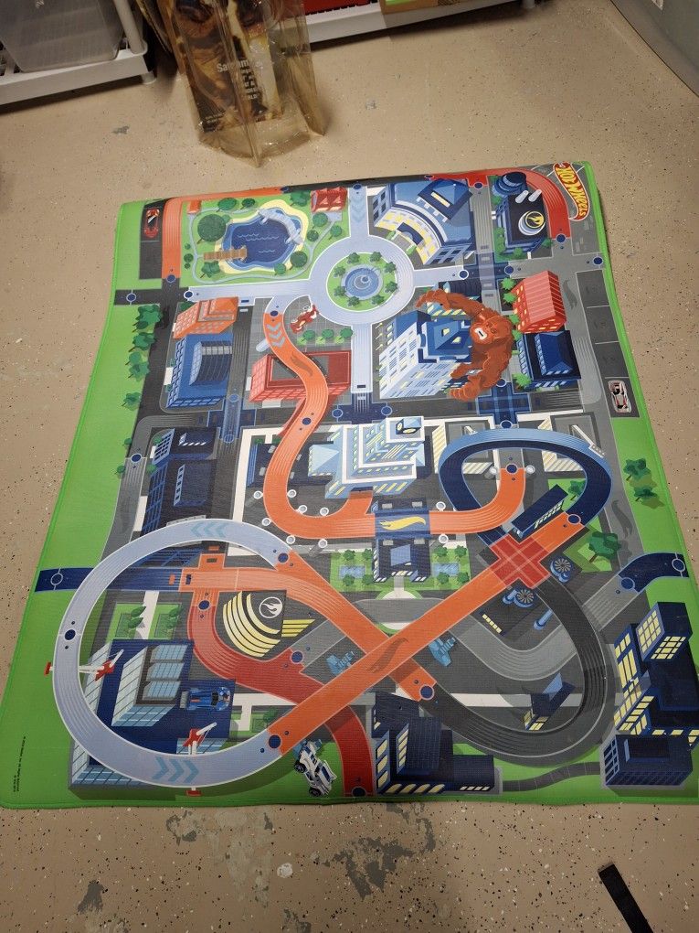 60x47 Hot Wheels Play Mat