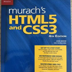 Murach's HTML5 and CSS3 (4th Edition)