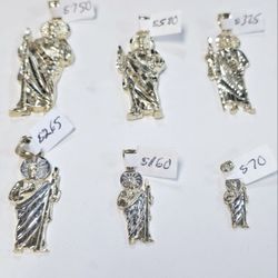 14k Saint Jude Pendants (Prices On Pictures)