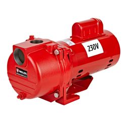 Red Lion RL-SPRK200 230 Volt, 2 HP, 76 GPM Cast Iron Sprinkler/Irrigation Pump With Thermoplastic Impeller, Red, (contact info removed)1