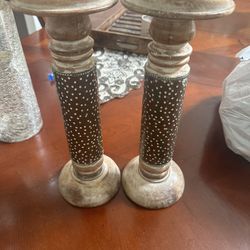 Candles Holders 2 Of Them 