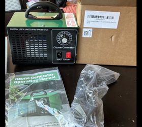 Ozone Generator 45,000mg/h, Home/Industrial O3 Car Deodorizer. Ozone Machine