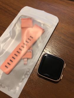 Fitbit versa pink/rosegold