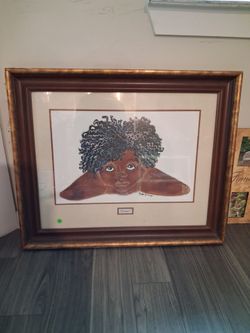 "Cocoa" Framed Signed Art Print