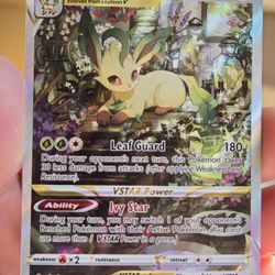 Leafeon Vstar Pokémon Card 
