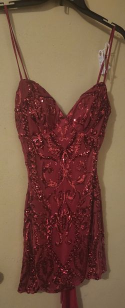 Red Sequin Dress