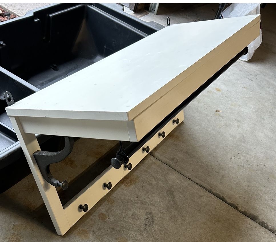 Coat Rack with Shelf, Wall Mount,