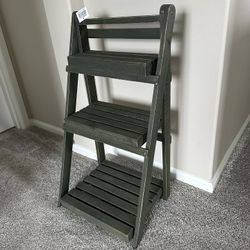 30”H Folding 3-tier Plant Shelf