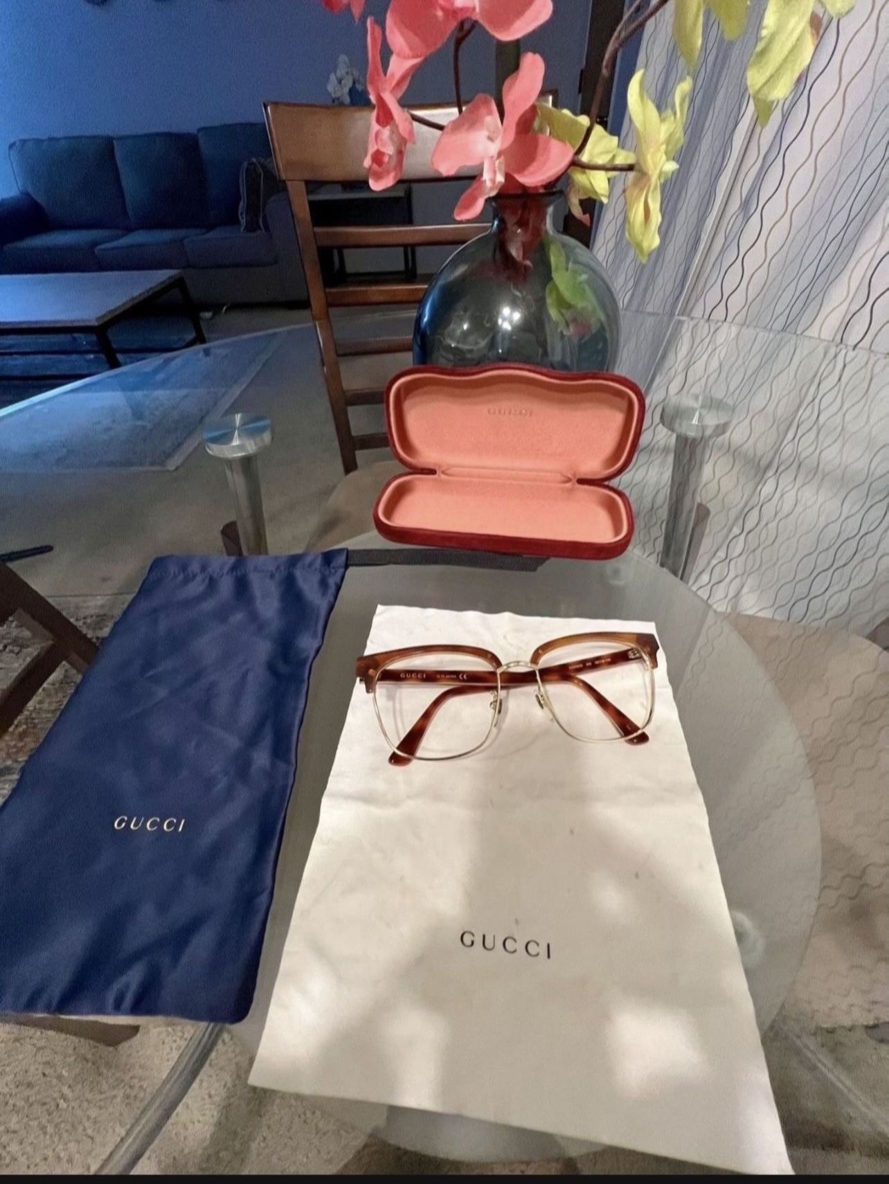 Men’s Gucci, Optical Glasses Havana 100% Authentic 