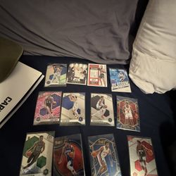 Baseball basketball trading cards