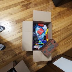 A Box Of Half The List Items