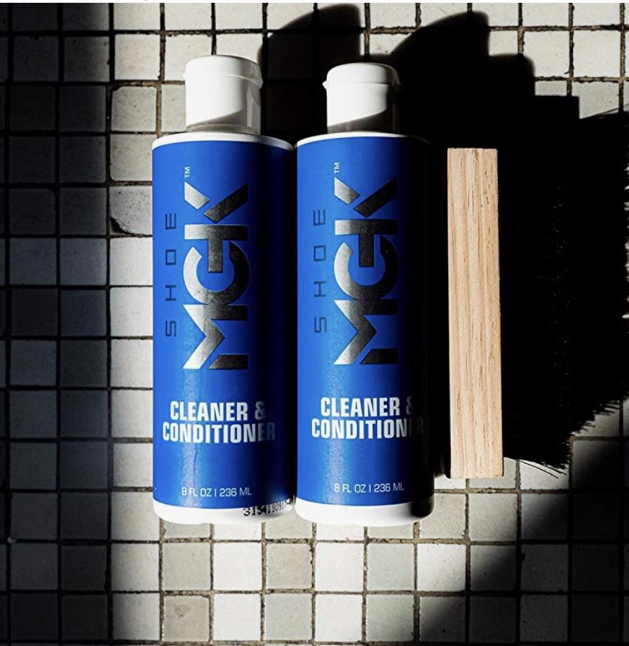 Two Cleaners & Brush - Shoe Mgk 8 Oz Big Bottles