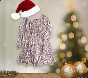 $10.00 - Women's Spring Floral Long Sleeve DRESS - Size 3x