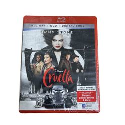 Disney’s Cruella Blu-Rey DVD Digital (New)