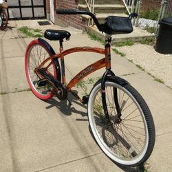 Orange Bicycle in Good Condition