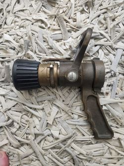 Vintage Elkhart fire nozzle