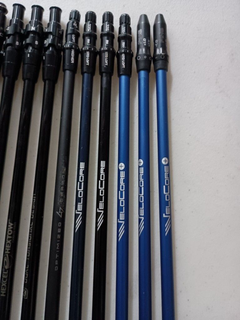 Assorted Graphite Shafts Read Ad For What's Left